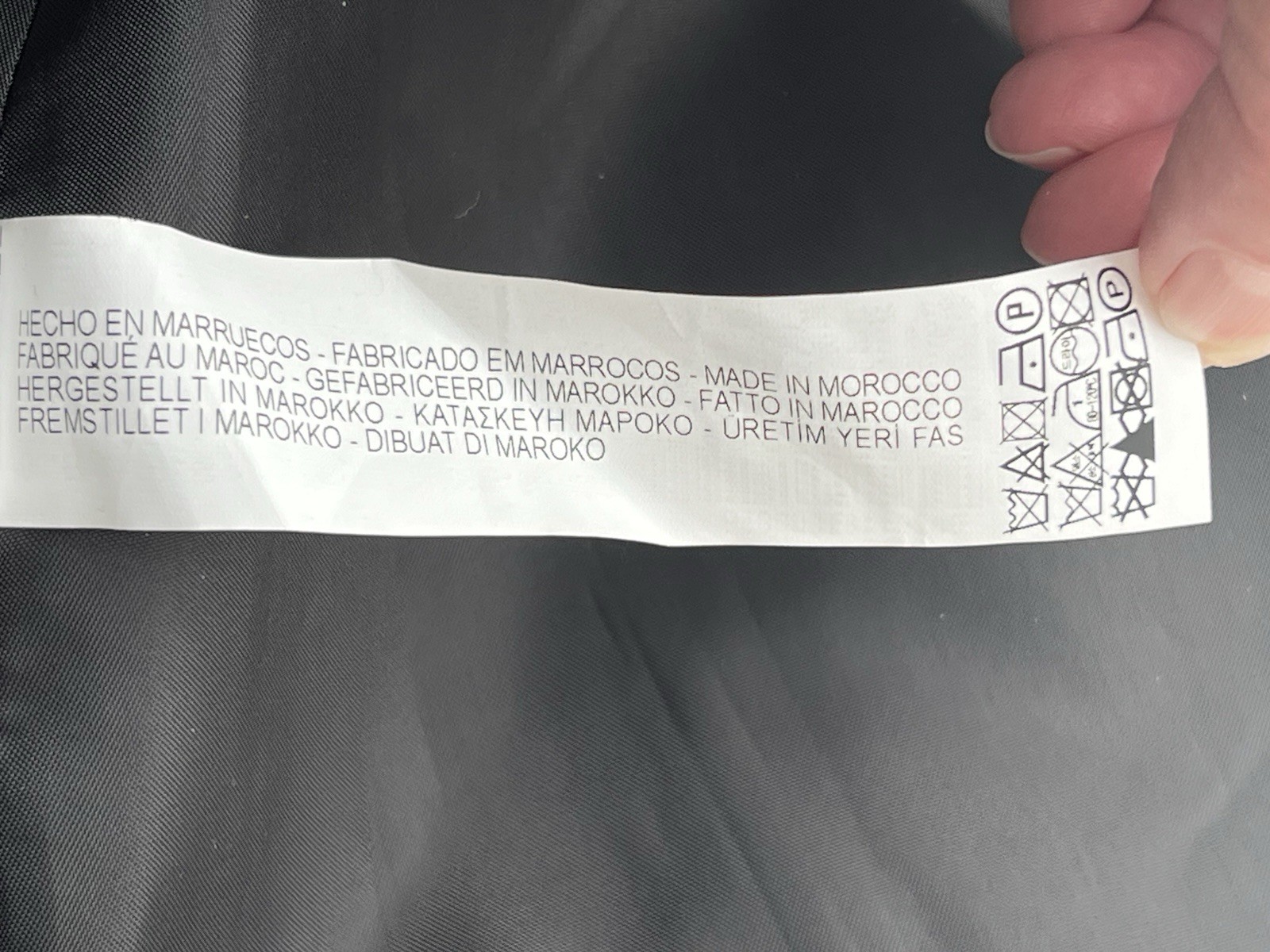 Zara Basic Collection Black Moleskin Military Jac… - image 13