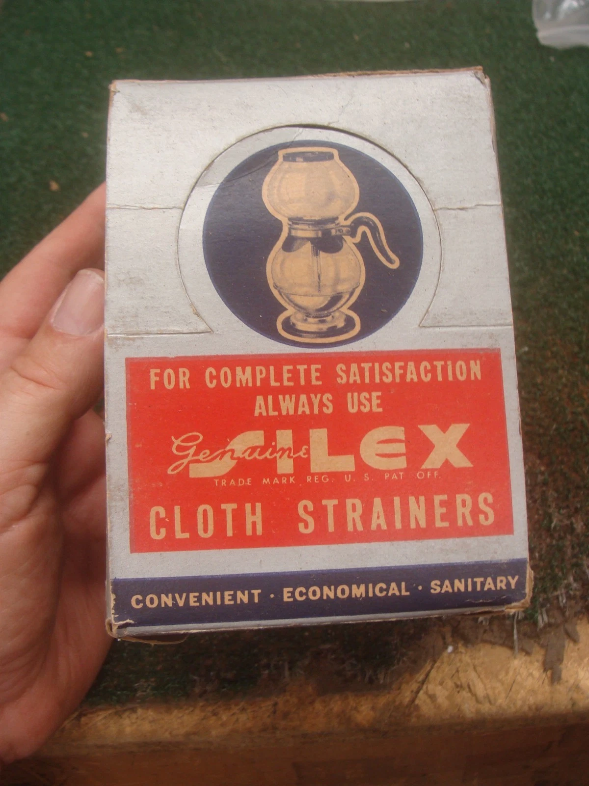 NOS - Silex Coffee Cloth Strainer 11 Boxes of 4 Silex Co Hartford CT "44 total"