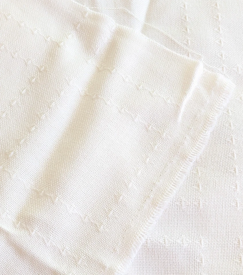 Bostonian Aida Afghan Cloth Cross Stitch Fabric Ivory 18 CT 52" Wide  x 41" High - Image 4 of 4