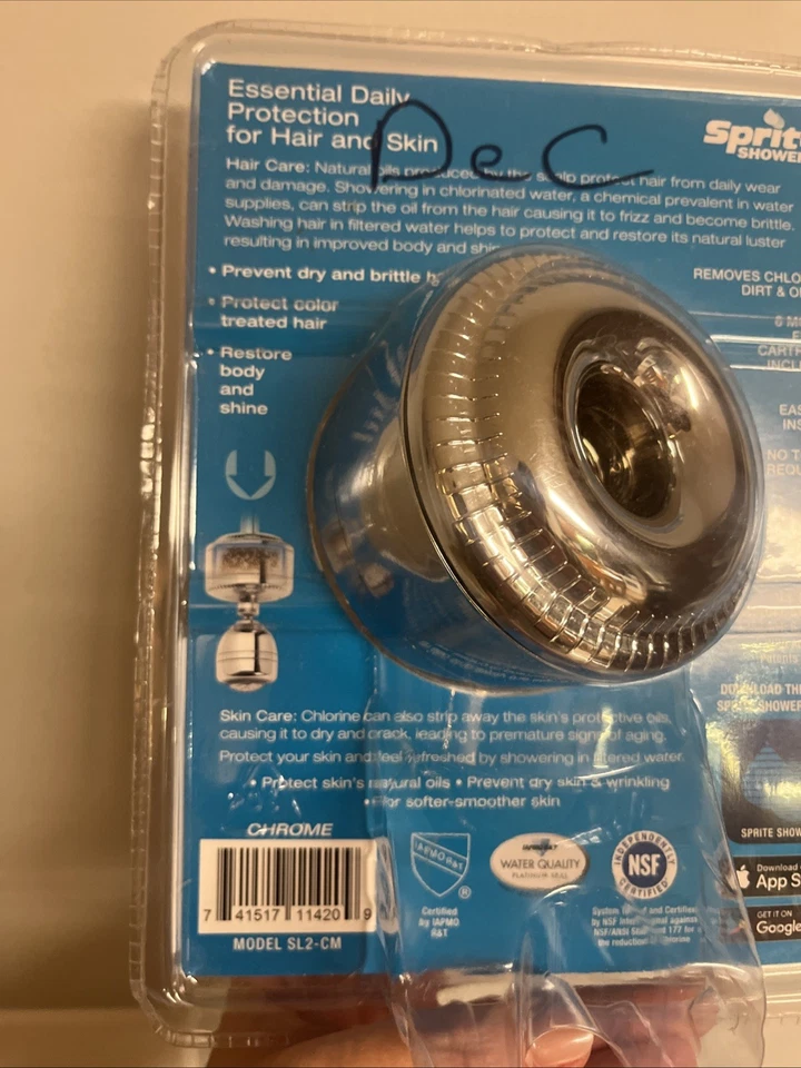 Sprite Ducha Pura Piel de Cabello Suave SL2-CM Filtro de Ducha Universal Cromo (B1-E4) Foto 4 de 4