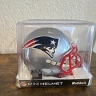 Christian Gonzalez signed New England Patriots mini helmet Beckett COA