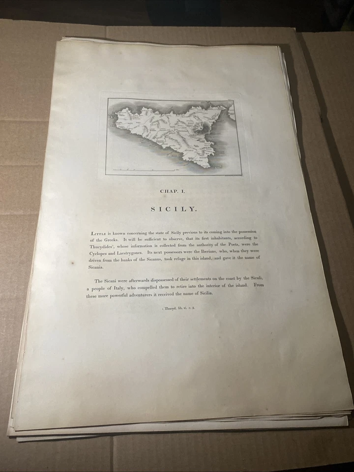 1807 The Antiquities of Magna Graecia William Wilkins Maps architect & scholar. - Image 4 of 4