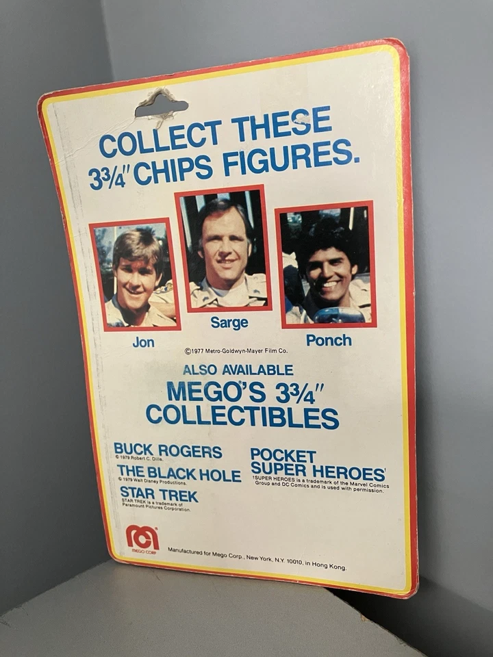 "Figura de acción Willy 1977 Chips Mego Wheels serie de televisión de colección coleccionable 3,75""" Foto 2 de 4