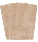ROMANY GYPSY CARAVAN WASHABLE 4PCS MAT RUG SET, SOFTNESS IN PILES