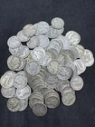 100 Silver Mercury Dimes  Two rolls bulk lot collection $10 Face 1916 - 1939