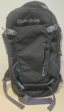 Dakine Heli Back Pack 12 Black One Size Snowboard Skateboarding Hiking Bag Strap