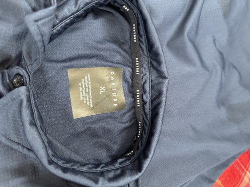 Castore Polo Shirt Men Size XL Navy Blue Performance Sports Short Sleeve - Picture 6 of 10