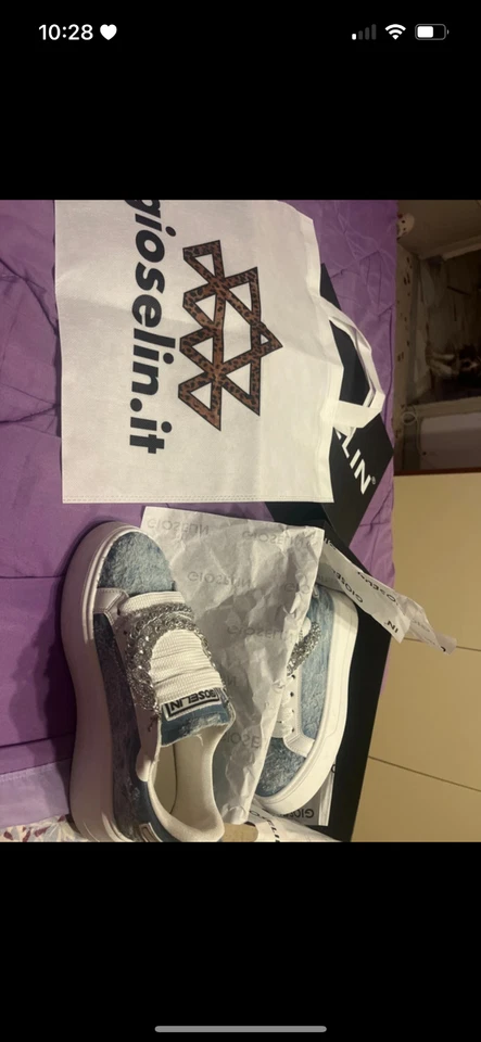 Collier Denim in Argento - 40 - Immagine 4 di 4