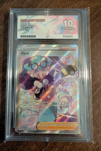 Opal TG28/TG30 Ultra Rare Lost Origin Trainer ACE 10 - Perfect Subgrades Pop 5!