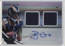 2012 Certified Freshman Fabric 352/499 Brian Quick #329 Auto 0u9w