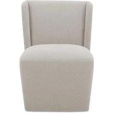 Moe's Home Collection KQ-1035-39-USA Cormac Grey Rolling Dining Chair in Taupe