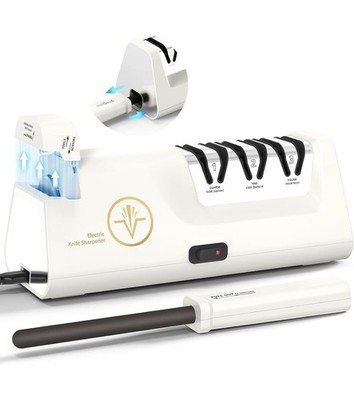 Professional Electric Knife Sharpeners with Diamond Abrasives & Precision Angle