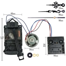 Quartz Wall Clock Swing Mechanism Music Box Movement Chime DIY Kits Repair