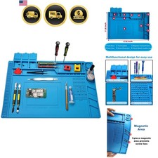Silicone Soldering Mat Heat Resistant 932 F Large Anti Static Repair Workbench