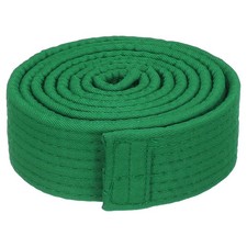 1.5"x5.2Ft 1.6m Polyester Taekwondo Colored Ranking Belt Green