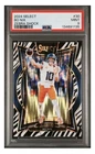 Panini Select Bo Nix #30 Zebra Shock Prizm Concourse Rookie Broncos PSA 9