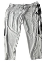 Adidas Tiro23L Pants Women  s 4X 44x27 White Jogger HS3536 Regular Fit Tapered Le