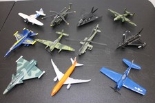Maisto Tailwinds Diecast Military Plane Helicopter Lot of 11 Broken Parts Repair