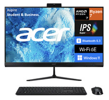 Acer Aspire 27" 1920x1080 AMD Ryzen 7 5825U 16GB RAM 1TB SSD Windows 11 Pro