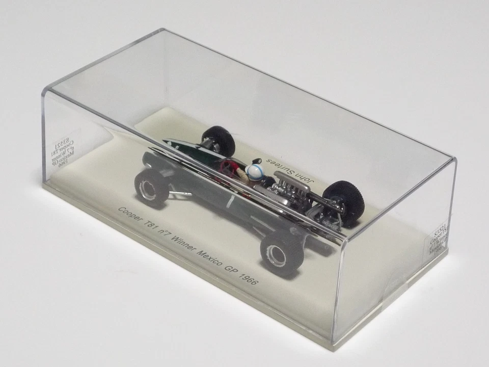 Spark 1:43 Cooper T81 #7 Ganador GP de México 1966 John Surtees S3521 Foto 3 de 4