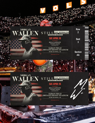 Morgan Wallen Still The Problem 2026 Tour Bryant Denny Stadium