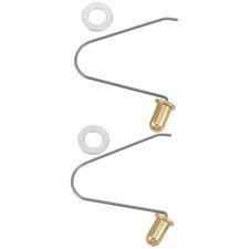 Robuste Legierung Kinder Roller Schubstange Höhenverstellung Verriegelungsstift Gold Farbe