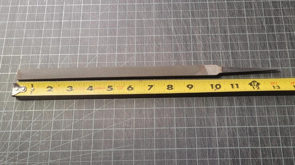 Archivo de mano NICHOLSON 10" Pilar 00 Corte XF Patrón Suizo, De colección Nuevo de Lote Antiguo EE. UU. Foto 4 de 4