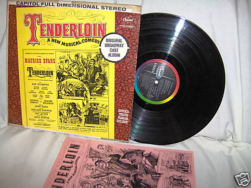 sntrck TENDERLOIN W/SOUVENIR THEATRE PROGRAM CAST LP - Picture 1 of 1