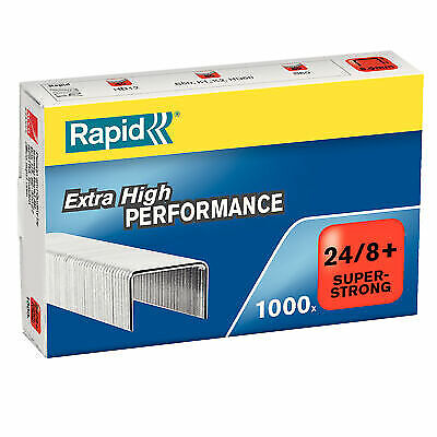 Scatola 1000 Punti Rapid 24/8+ Super Strong Cf 5 Pz - Foto 1 di 1