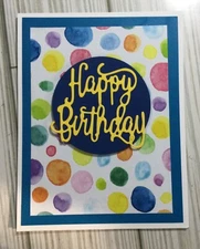 Handmade Happy Birthday CARD KIT Of 4