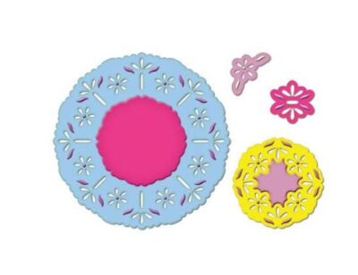 Spellbinders 4 Stanzplatten Shapeabilities Pendants Eyelets