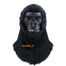 Open-mouthed Gorilla Head Mask Suitable Costume Parties Halloween Props Cosplay