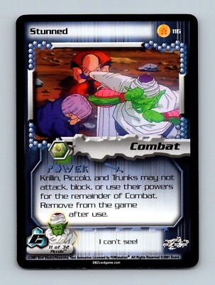 ドラゴンボールZ シーンコレクション 116 Dragon Ball Z TCG - Stunned 116 - Rare - Cell Saga Score | eBay