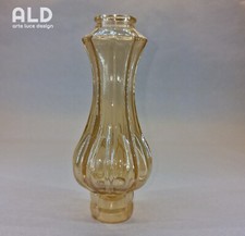 Lampadario ricambio infilaggio in vetro ambra tronco bottiglia per lume lampada