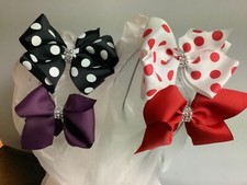 large hair bows choose your colors 2 for 9.00 grosgrain ribbon