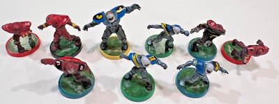 9 Battle Bowl Figures, As shown, Hasbro, 2003