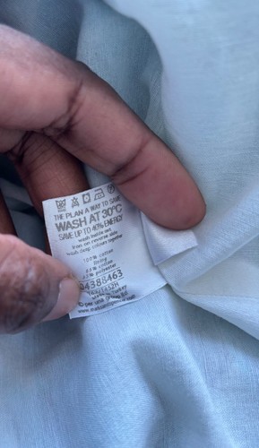 Ladies Size 12 White Mix Dress Per Una Marks and Spencer V Neck Summer Preowned - Picture 7 of 8