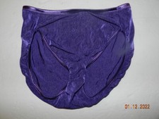 Vanity Fair Illumination Purple Granny Sissy Panties Brief M Medium 6 Nylon