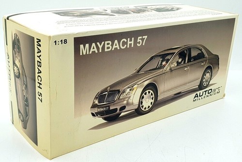 Autoart 1/18 Scale Diecast 76152 - Maybach 57 SWB - Grey Middle/Metallic Grey - Picture 6 of 6