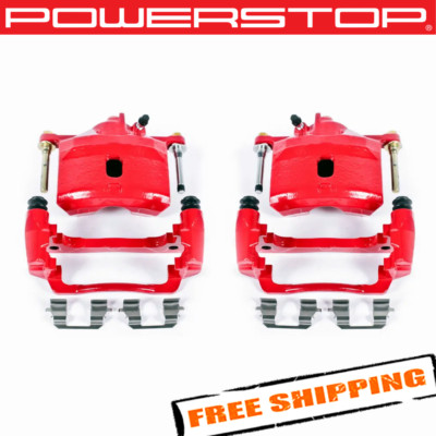 Power Stop S1832 Performance Floating Front Brake Calipers for 96-11 Honda Civic