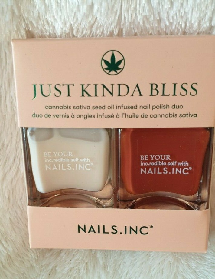 Nails+Inc+Just+Kinda+Bliss+Nail+Polish+Duo+2x14ml for sale online eBay