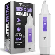 Water Resistant Nose Eyebrow Trimmer & Ear Hair Remover Beard Shaving Clipper