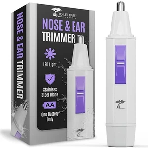 Rinceur des sourcils imperméable & Enlèveur de cheveux d'oreille Clipper de rasage de barbe