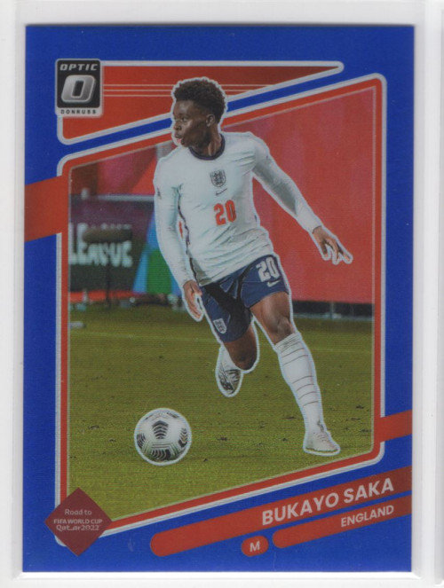 2021-22 Donruss Optic Blue #54 Bukayo Saka /99