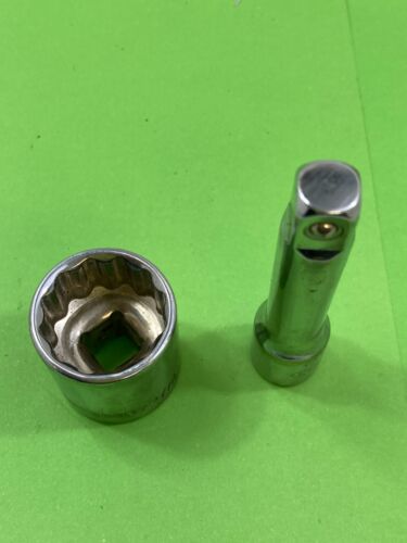 7/8" Crescent ~ Socket AND 3" Extension ~ 3/8" Dr. - Picture 2 of 3