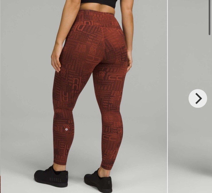 Lululemon Wunder Train Contour Fit High Rise Tight 25” Size