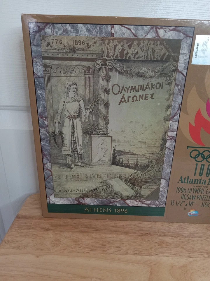 Juegos Olímpicos de Atlanta 1996 "Atenas 1896" - 550 piezas rompecabezas sellado #HS85510 Foto 4 de 4