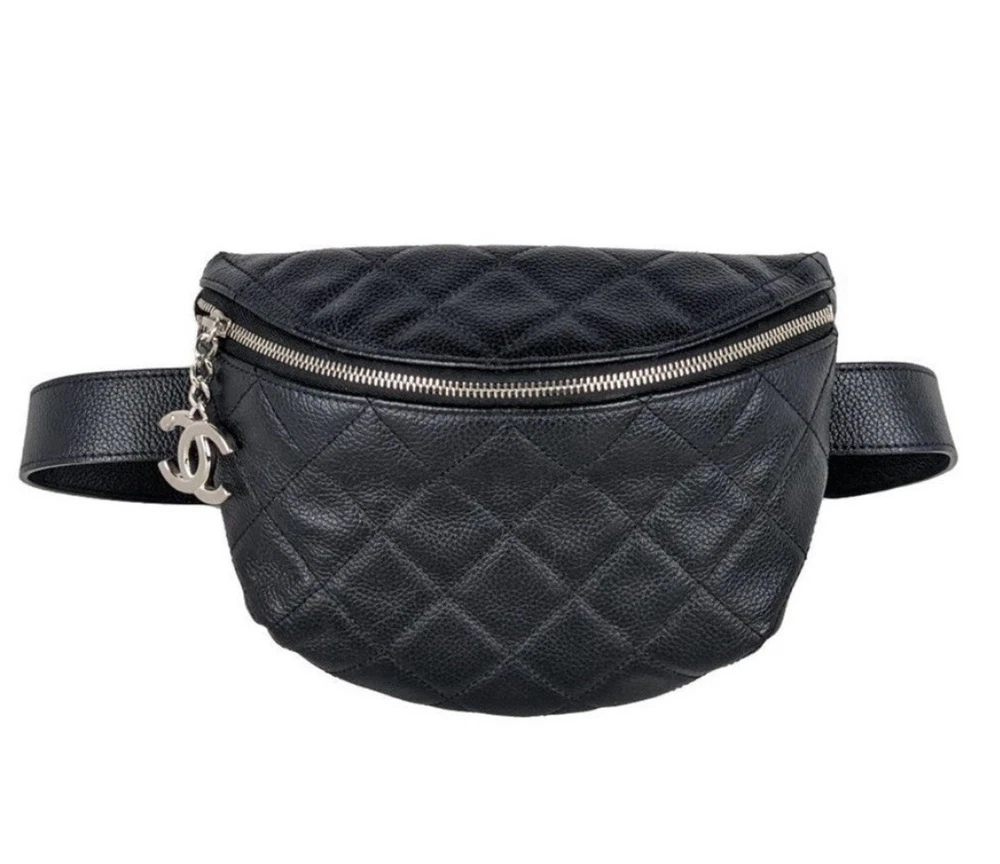 Chanel Quilted Belt Bag with Classic CC Logo