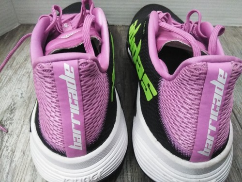 Adidas Barricade Scarpe da Tennis Uomo - Nero/Verde/Viola AGY1445 Taglia 11 (A+) - Foto 16 di 16