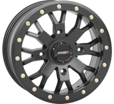 SYSTEM 3 Off-Road SB-4 Beadlock Wheels 15x10, 4/156, 5+5 Matte Black 15S3-31561